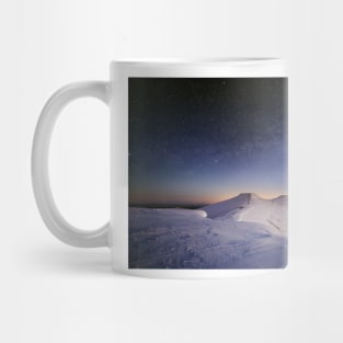 Corn Du and Pen y Fan at Night Mug